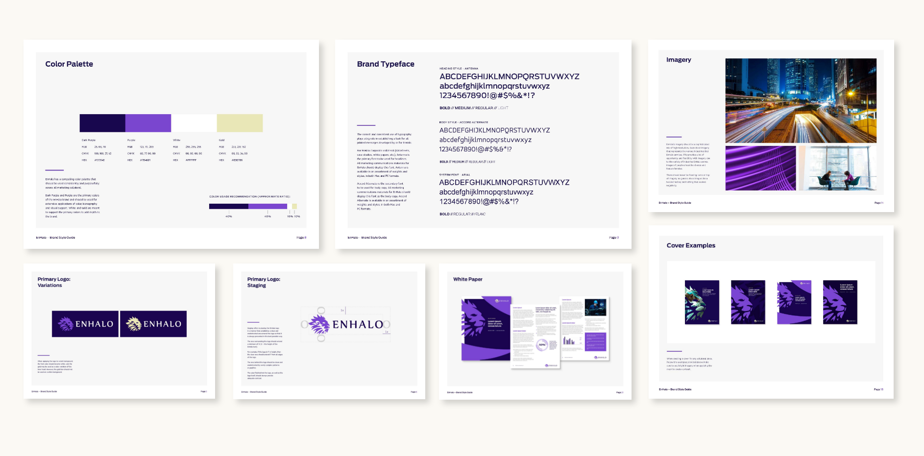 Enhalo Brand Identity