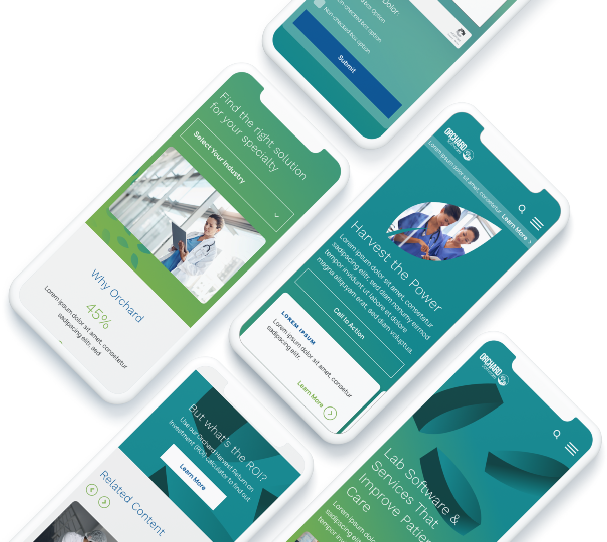 Orchard Software, Healthcare Technology Website Design | Bluetext